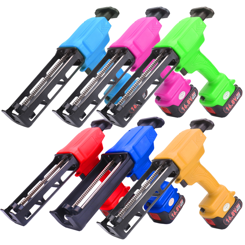 电动美缝胶枪全自动双管打胶机抢全套专业美缝剂工具施工专用套装