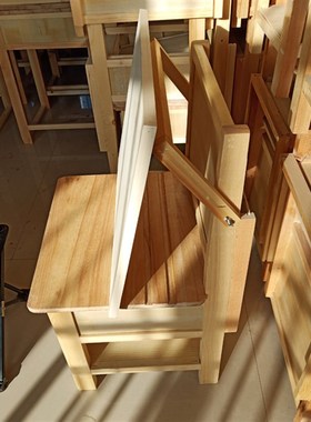 画桌绘画桌可升降实木画桌一体画凳画架椅画室桌子画室布置桌椅