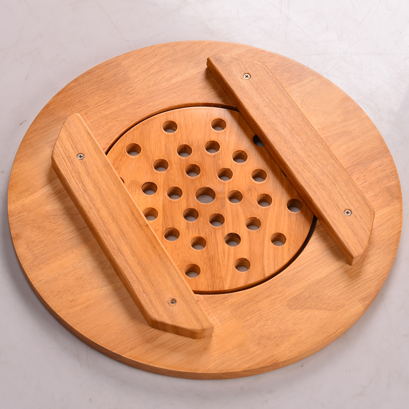 木风泡脚木桶足浴桶用熏蒸盖子男女坐蒸板 W型半盖坐蒸凳子