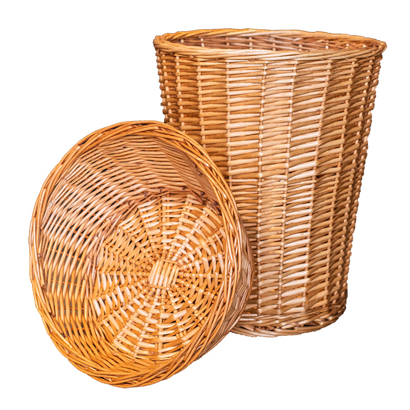 水果筐柳藤编堆头篮超市陈列展示架编织水果篓茶叶蔬菜置物筐篓子