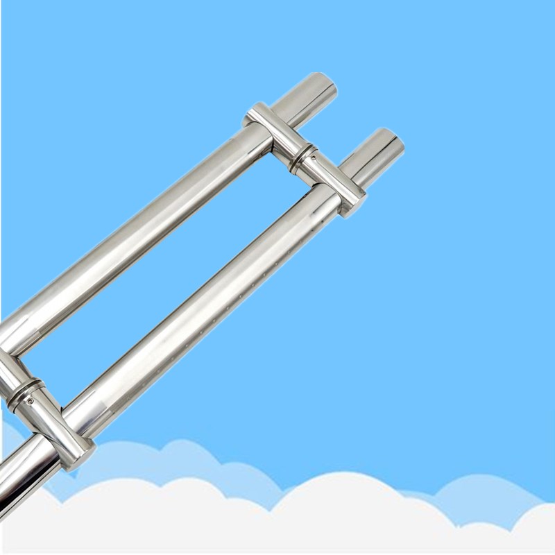 玻璃门拉手不锈钢把手加厚钢化玻璃门拉手可调孔距大门扶手大拉手