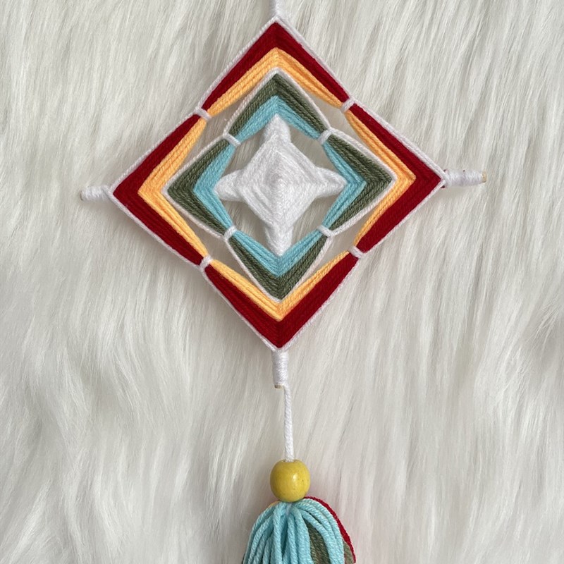 成品曼达拉手工毛线编织装饰工艺品教师节男女朋友礼物DIY材料包