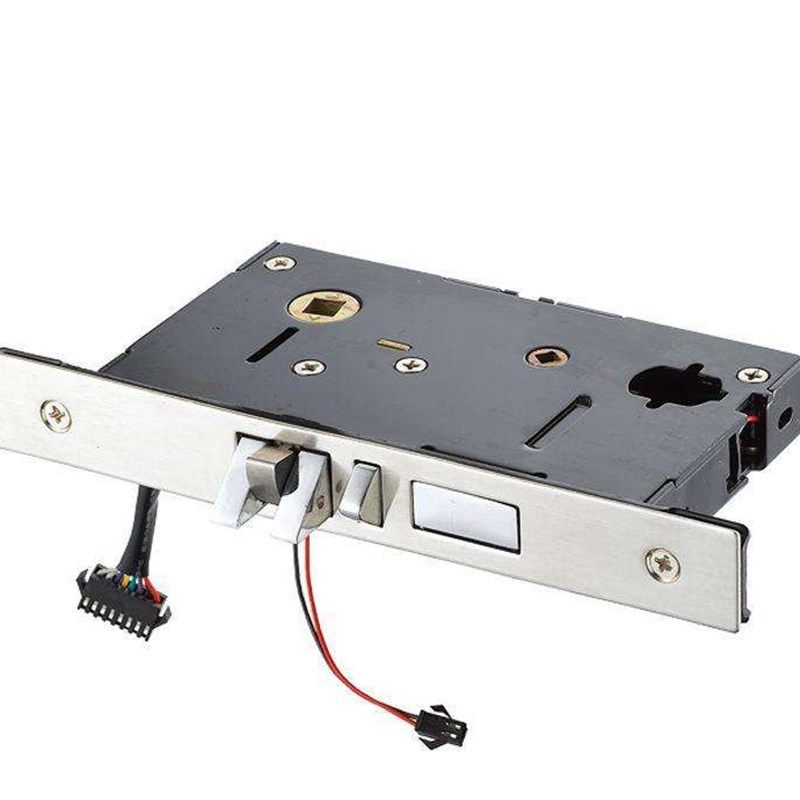 酒店智能宾馆锁体通用家用锁刷卡电子感应锁芯锁体电池盒配件