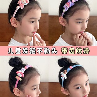 卡通可爱发箍儿童不勒头防滑头箍女童刘海碎发整理神器压发卡头饰