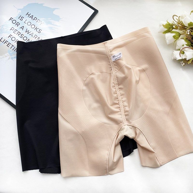 夏季新款面料中腰无痕收腹女士内裤修身显瘦透气舒适平角安全裤