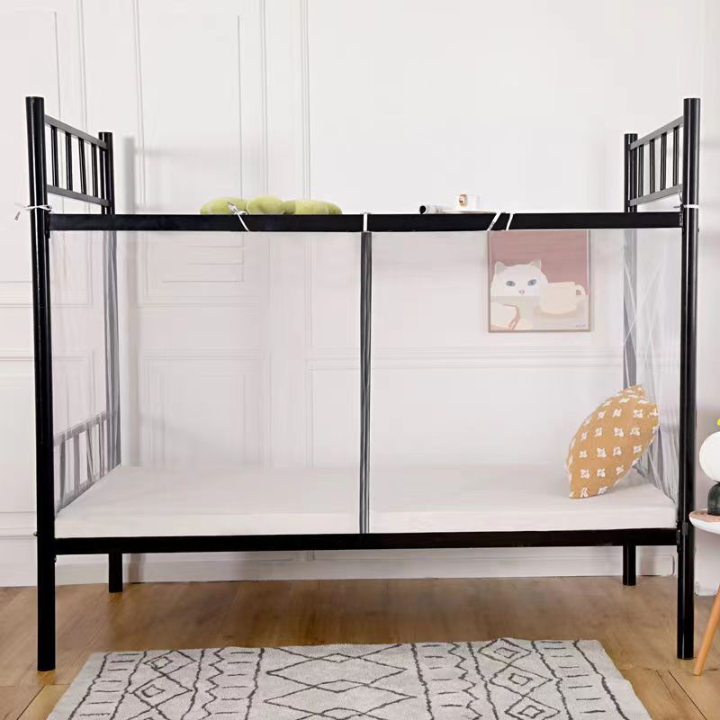 学生宿舍自动磁吸蚊帐0.9m单人床上铺下铺通用寝室工地铁架床蚊帐