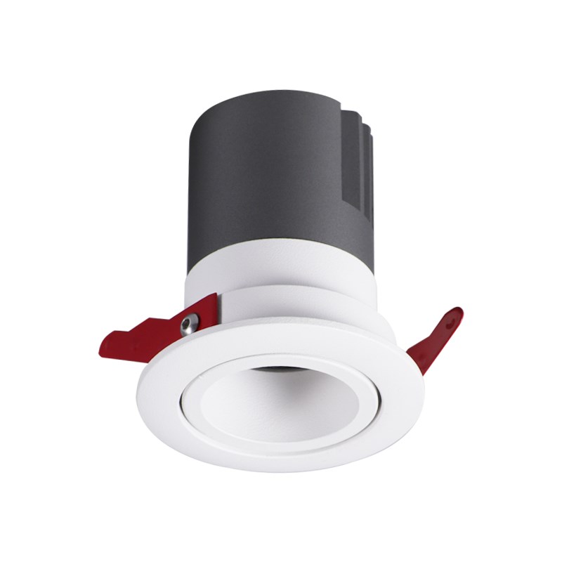 聚光射灯嵌入式小角度牛眼灯3度8度光束角3W茶桌茶室酒吧氛围灯