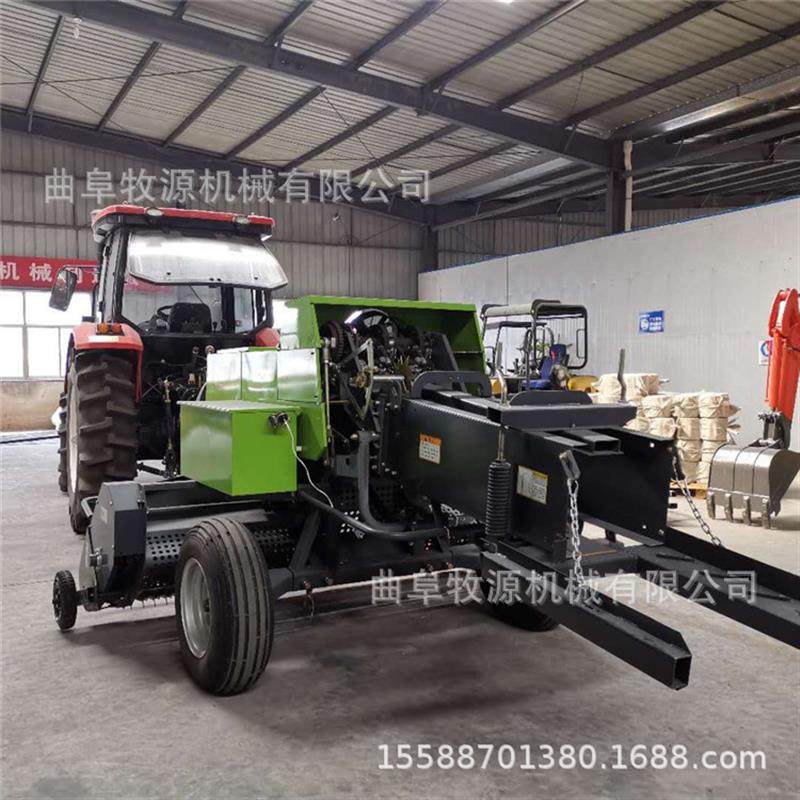 连云港小麦秸杆捡拾方捆打捆机 行走式稻草捡拾打包机 农机补贴