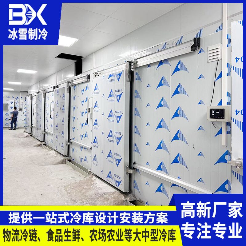 海南大型冷库全套设备水果蔬菜低温保鲜库肉类速冻库冷藏库冷冻库