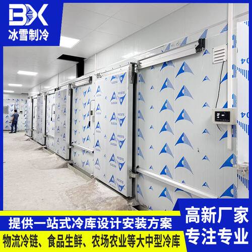 海南大型冷库全套设备水果蔬菜低温保鲜库肉类速冻库冷藏库冷冻库
