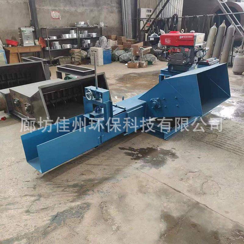车载移动泡沫化坨机泡沫冷压机无需加热eps挤塑板地暖板压块机