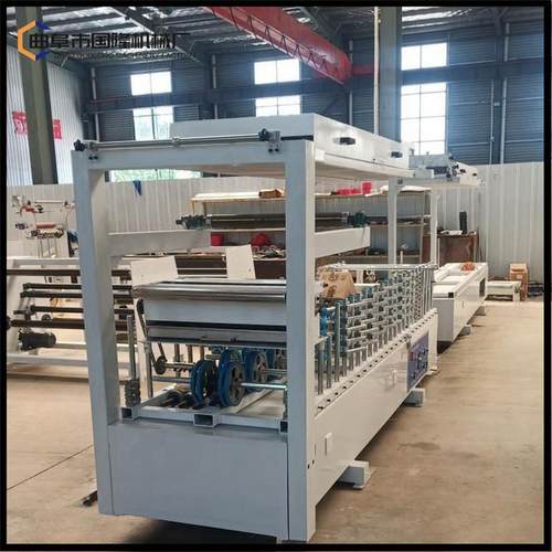 移门型材集成墙板包覆机 实体厂家 木饰面皮革硬包格栅包覆机