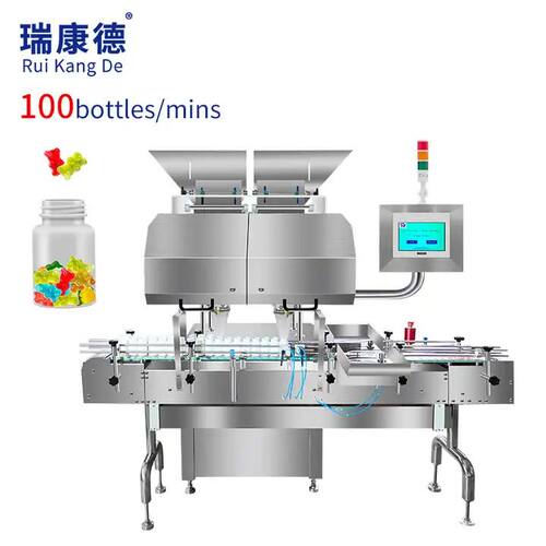 Soft Candy Counter Gummy Bear Counting and Filling Machine