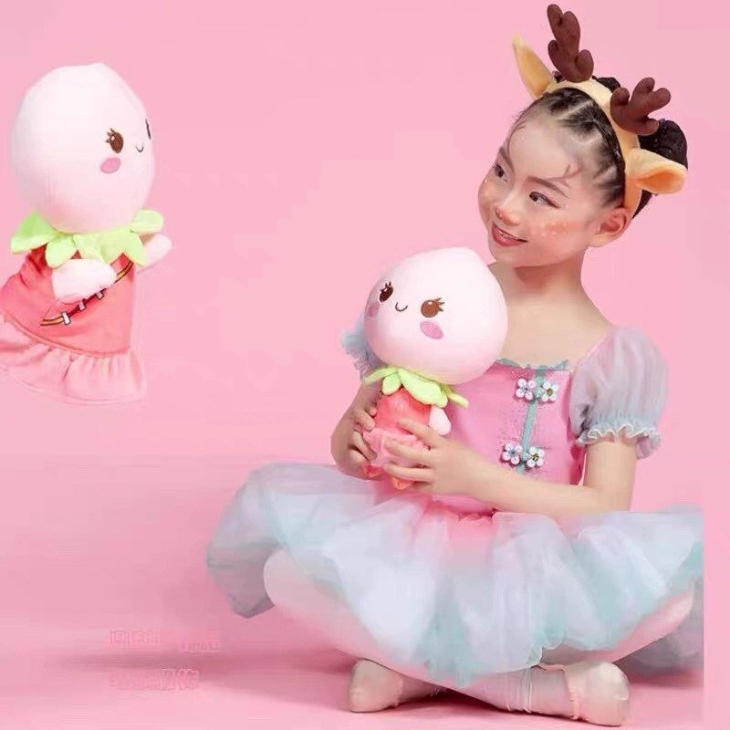 新款云川之舞儿童演出服桃萌幺幺蓬蓬纱裙舞蹈表演服装可爱公主裙