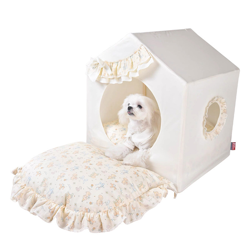 宝丽珍宠物房子帐篷四季狗窝猫窝可拆洗小中型犬泰迪比熊约克夏