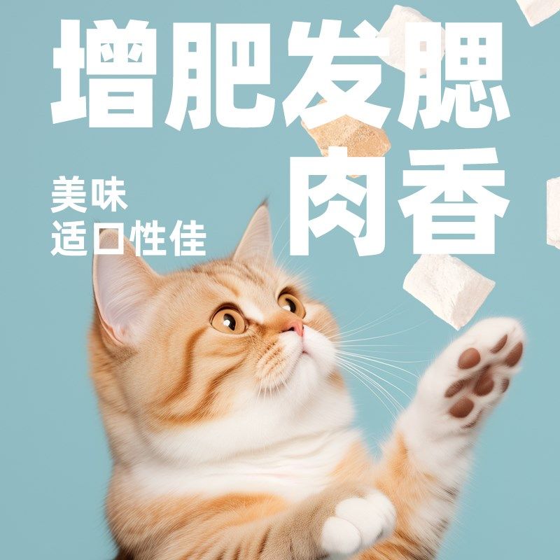 冻干鸡肉粒500g猫咪冻干桶猫零食牛肉鸡胸肉鸡肝狗狗肉干营养增肥
