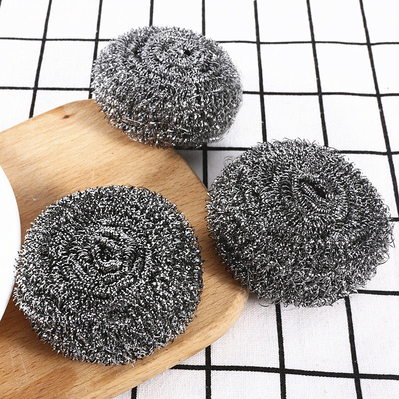 独立装大号钢丝球家用不锈钢清洁球厨房不掉丝洗碗铁丝球洗锅刷