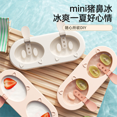 雪糕模具专用冰棒冰棍自制软硅胶家用冰糕diy冰淇淋冰激凌磨具