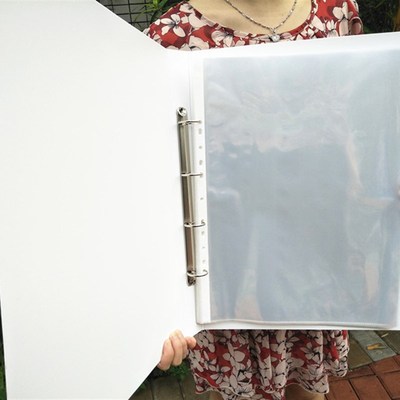 活页文件夹a3活页夹4孔大尺寸8K素描册学生美术图纸夹多层插页袋