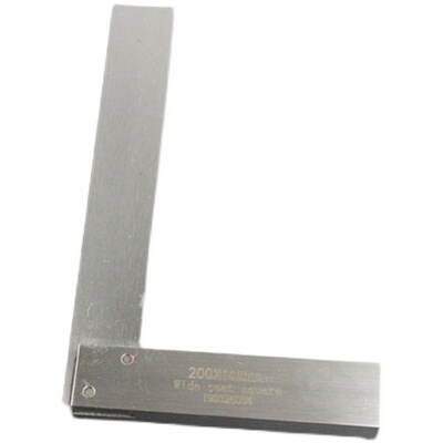 测量工业90度高精度宽座直角尺宽坐角尺三角拐尺L型板尺63-1000mm