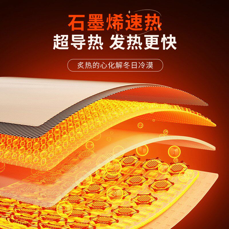 新型石墨烯电暖器节能省电全屋大面积碳纤维取暖器家用电暖气片子