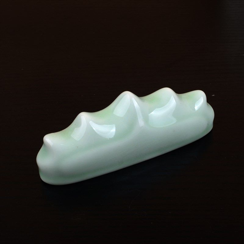 文房四宝毛笔笔山笔搁陶瓷绿色景德镇陶瓷笔山笔架书画用品,文具电教/文化用品/商务用品,笔架,淘宝优惠券,粉丝福利购,淘宝优惠卷