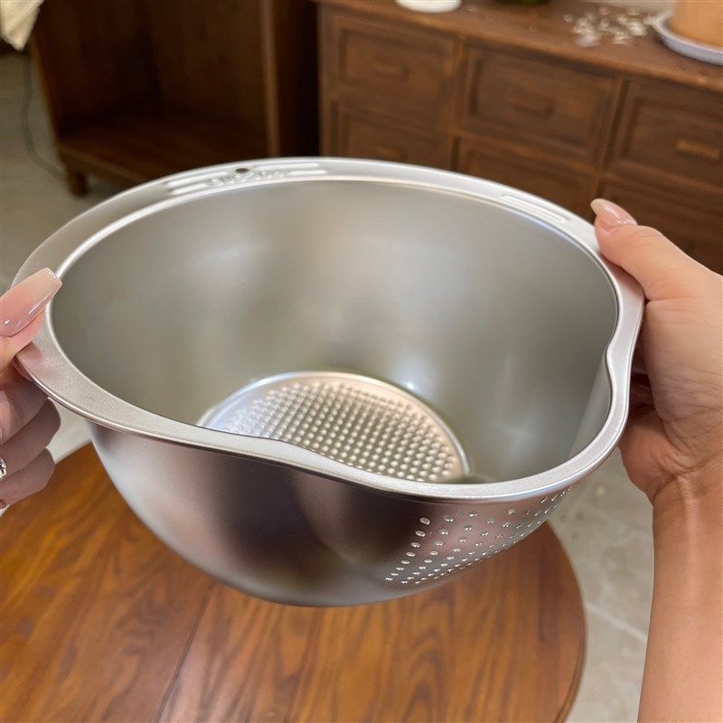 厨房洗菜专用漏盆过滤篮子304不锈钢盆沥水篮淘米神器洗米筛家用,餐饮具,洗菜盆/沥水篮/漏水筛,淘宝优惠券,粉丝福利购,淘宝优惠卷