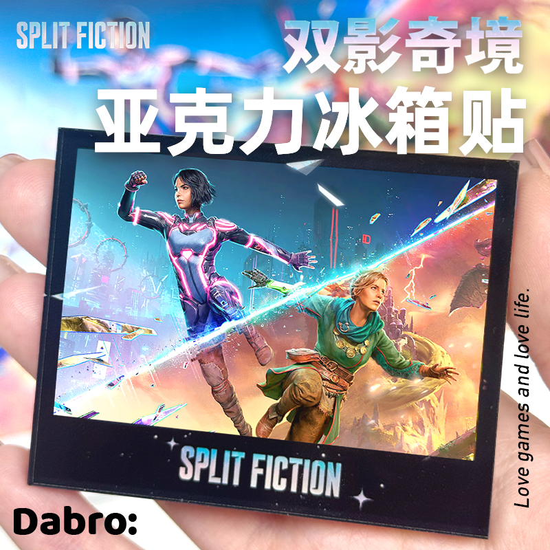 双影奇境周边拍立得风格冰箱贴