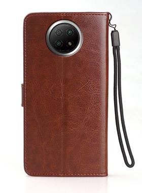 适用 红米note9 5G手机壳6.53英寸小米M2007J22C保护套翻盖红米note95G外壳皮夹hm防摔noto钢化膜nata软壳Red