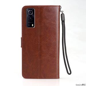 适用vivoV2069A手机壳皮夹vivo Y53s NFC外壳6.58英寸vivoY53s保护套翻盖V1VOY53S5G钢化膜voviY53s（NFC版）