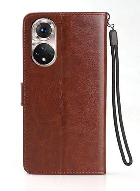 适用荣耀RNA-AN00手机壳6.72英寸荣耀50Pro保护套皮夹华为RNA-ANOO外壳翻盖rnaan00全包华为RNA一AN00新款荣?