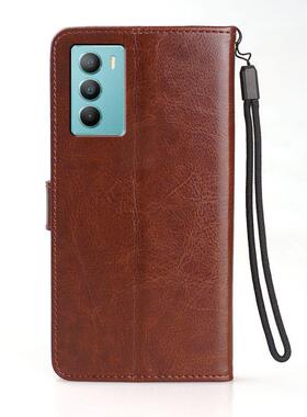 适用vivoV2115A手机壳翻盖vivoV2115T外壳皮夹vivo T1 5G保护套6.67英寸viviT1 5G男士wiwo全包vovi插卡Ⅴivo