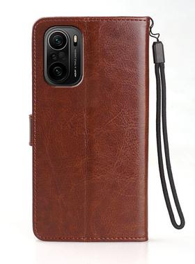 适用POCO F3手机壳6.67英寸POCOF3外壳皮夹小米M2012k11AG保护套翻盖pocophone软壳poc0F3磁扣p0c0F3潮女poco