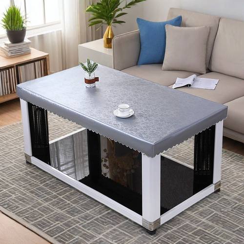 新款烤火桌防水皮罩防水防油免洗