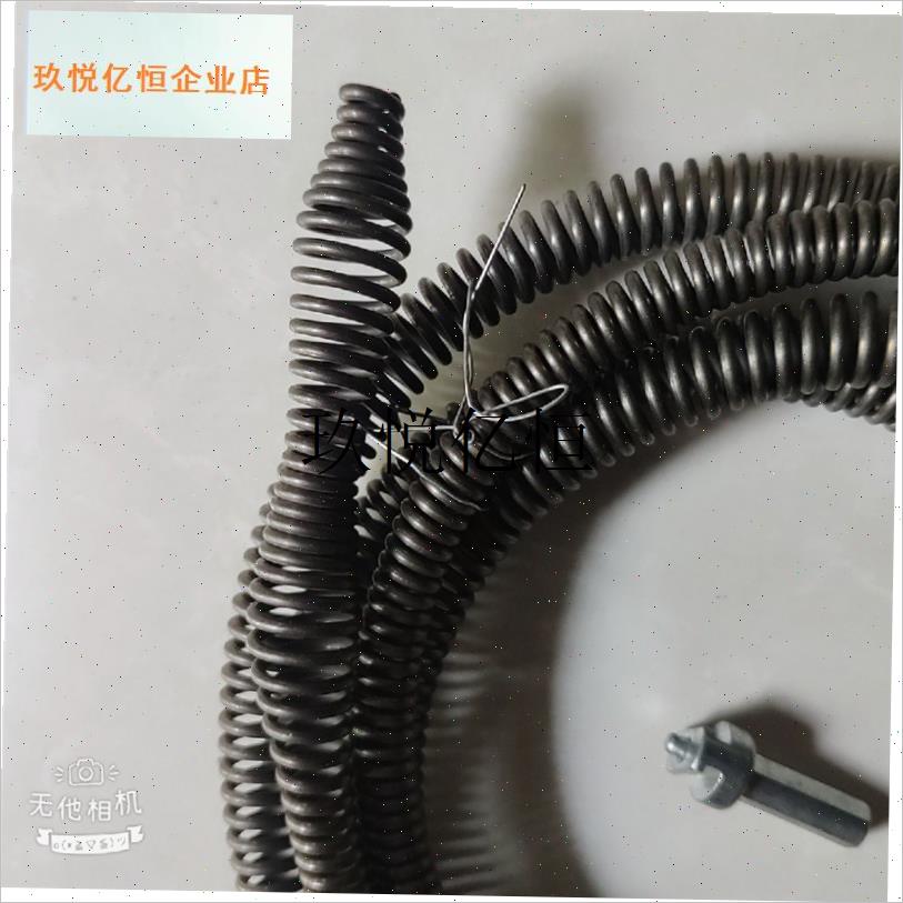 疏通神器b通马桶下水道工具弹簧电钻专业16mm弹簧家用饭店双橄榄,