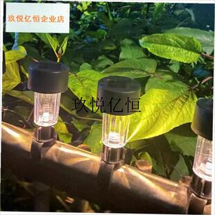 太阳能户外d花园灯阳台栏杆装饰气氛灯花园护栏栅栏带覆古夜灯,