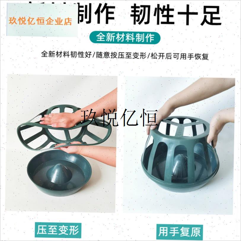 耐用鸡食槽养鸡神器鸡鸭鹅喂x食器养殖设备饲料槽自动饮水器喂鸡,