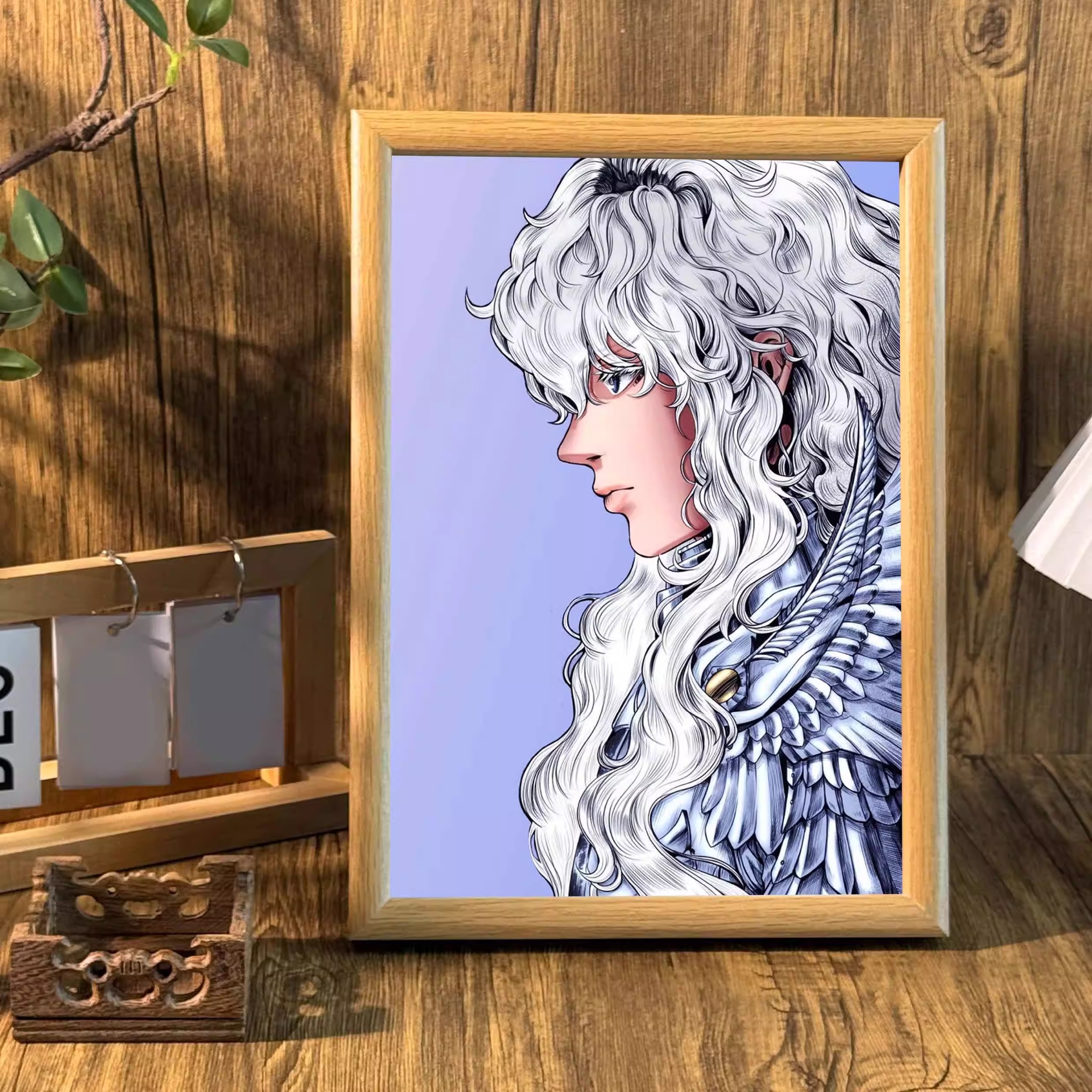 剑风传奇格里菲斯动漫相框电竞房桌面摆台墙面装饰挂画送朋友礼物