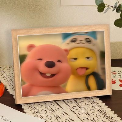 露比loopy小奶龙海豚嘟嘟搞怪可爱治愈旅行周边相框心情摆件