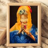 川美毕业绝美炫技作品祷批判物欲世界周边家居玄关书房客厅相框