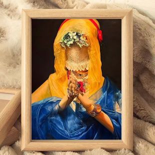 川美毕业绝美炫技作品祷批判物欲世界周边家居玄关书房客厅相框