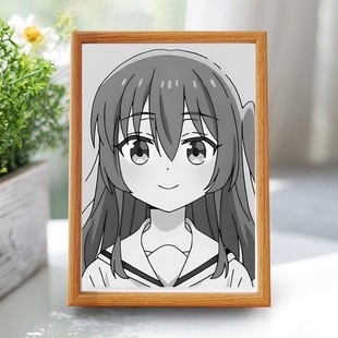孤独摇滚喜多郁代黑白照片难逃一死二次元装饰画桌面摆台摆件