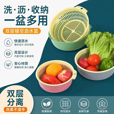 【仅一单】特大+特大；沥水篮