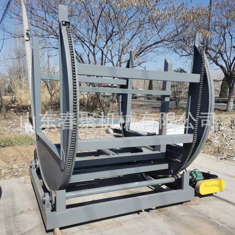 升降台翻转机全自动90/180度液压翻板机 C型正反两面3/5吨翻面机