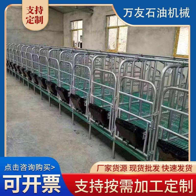 大猪高床限位栏母猪定位栏复合板育肥猪栏位高床限位栏尺寸可选
