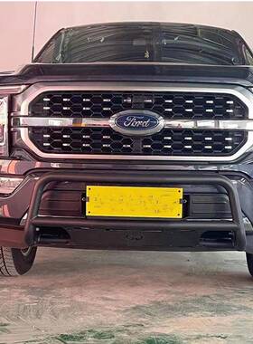 适用21-24年福特F150推沙小前杠越野款前防撞护杠U型保险杠改装