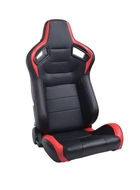 JBR1054赛车椅销售汽车座椅改装双调角器双滑道赛车椅PVC