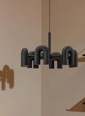 后现代创意U型客厅吊灯餐厅卧室个性简约艺术样板房设计师装饰灯