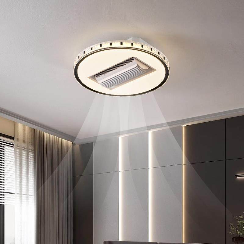 无叶风扇灯吸顶灯卧室书房餐厅儿童房一体静音全光谱护眼中山灯具