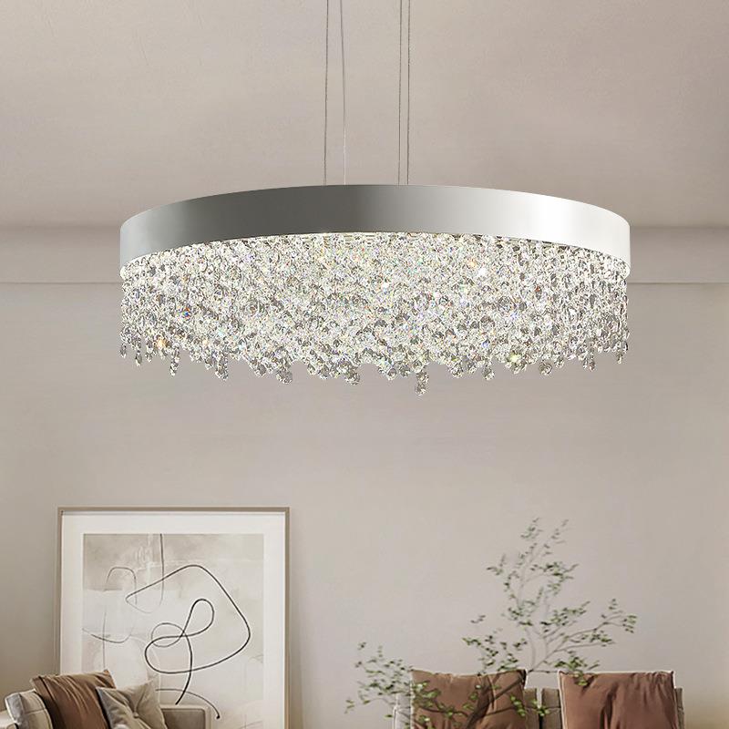 铧锒客厅吊灯2025新款设计师高端餐厅吊灯轻奢现代卧室水晶吊灯